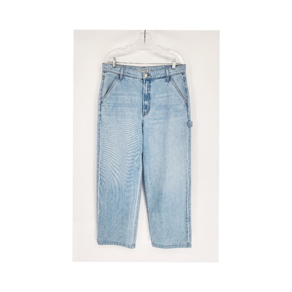 NWTG MOTHER “SNANKS! The Fun Dip” Utility Wide-Leg Jeans – Size 29 – Just A Nibb - Picture 2 of 7